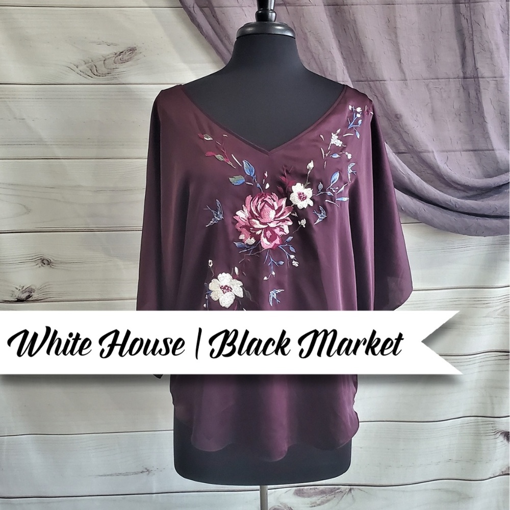 WHBM | Floral Kimono Blouse